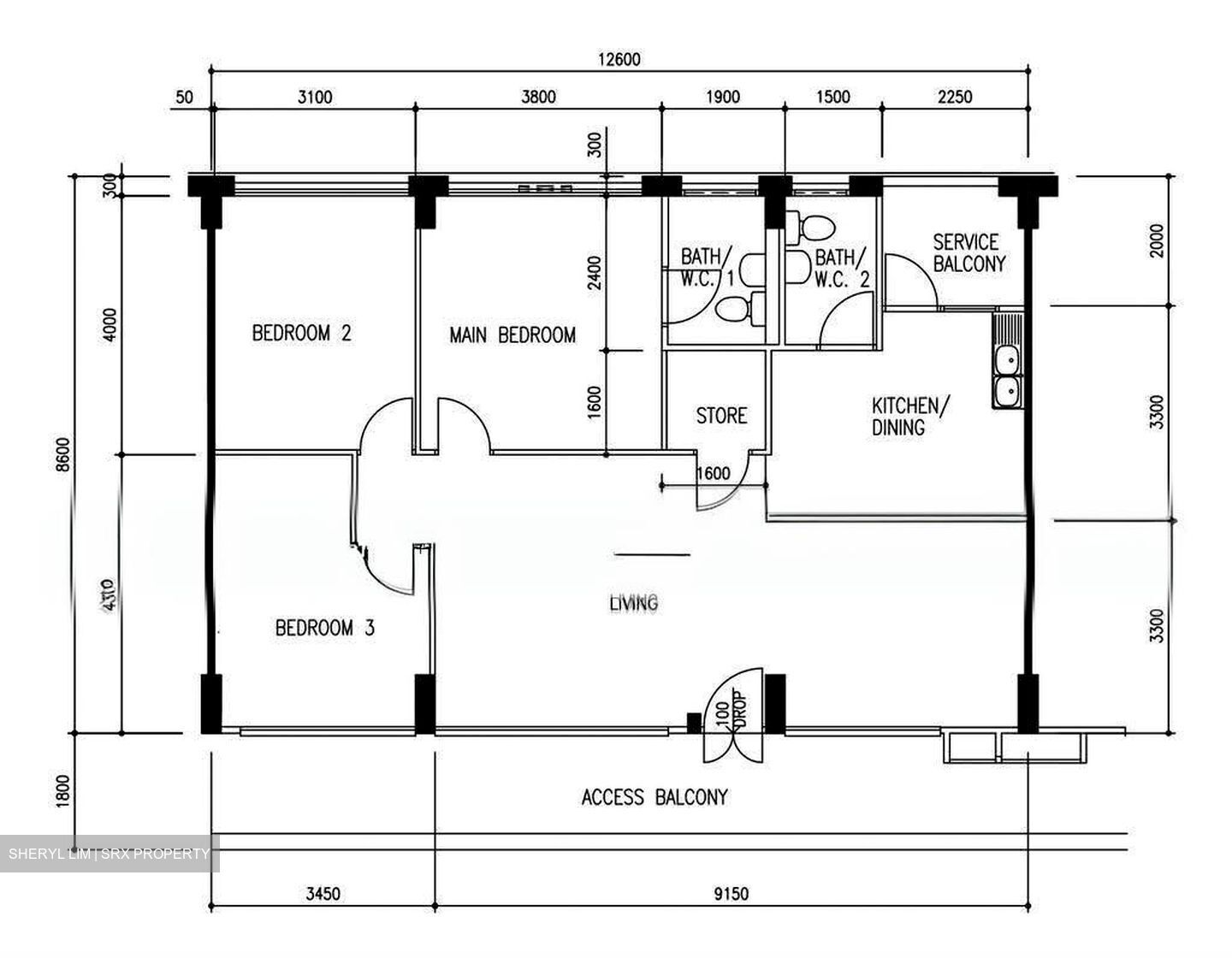 Blk 877 Woodlands Avenue 9 (Woodlands), HDB 4 Rooms #606751071
